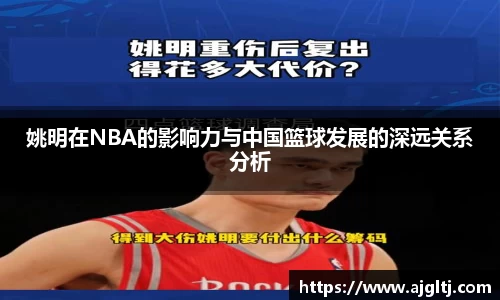 姚明在NBA的影响力与中国篮球发展的深远关系分析