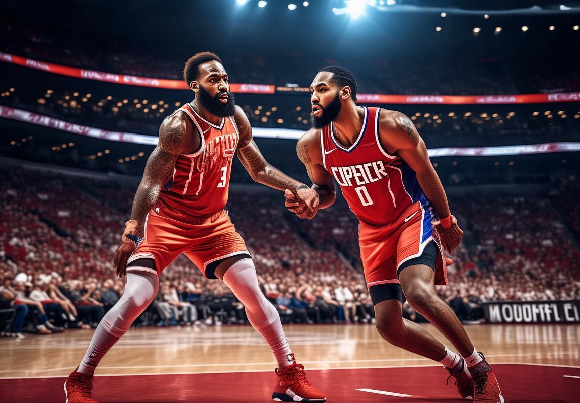 哈登伦纳德联手率快船队豪取连胜战绩，双星驱动展现争冠竞争力